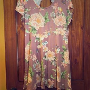 No Boundaries Floral Dress